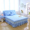 Saia de Cama Azul 150 x 200 cm