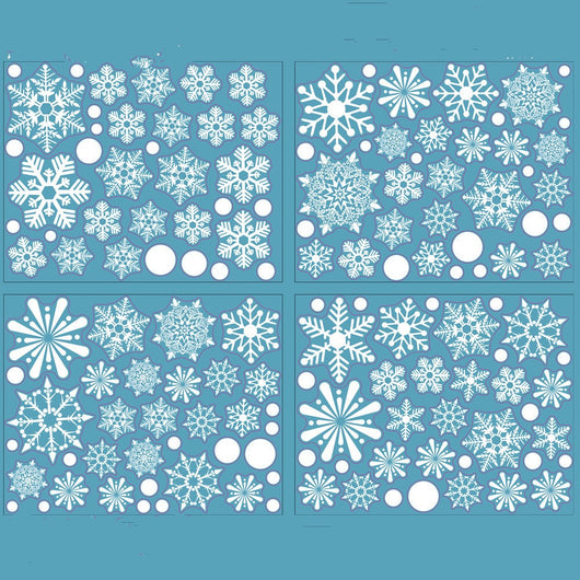 Pegatinas Navideñas y de Año Nuevo para Ventanas de Cristal Estático - Image 3