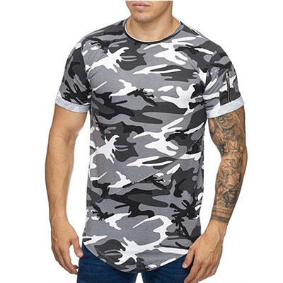 Playera Hombre Degradado Camuflaje - Camiseta Casual de Manga Corta - Image 4
