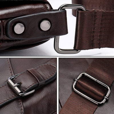 Bolso de Cuero Genuino para Hombro - Piel Flor de Res - Image 3