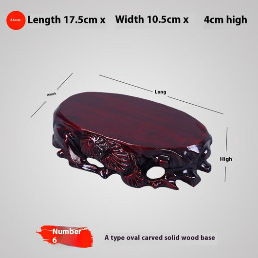 Base de Madera Maciza para Adornos con Surcos Personalizables - Image 15