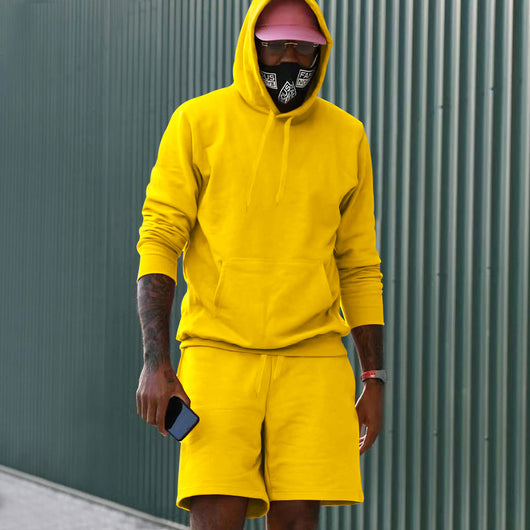 Conjunto de Sudadera y Shorts con Forro Polar para Hombre - Image 13