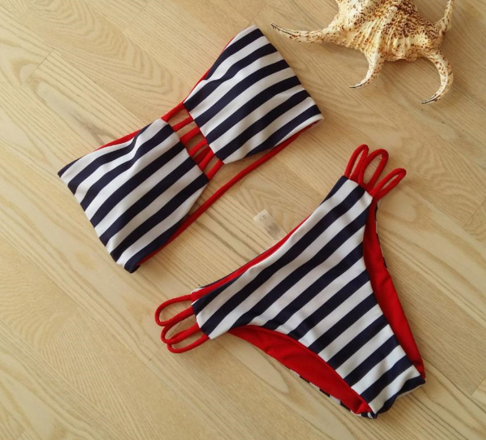 Traje de Baño Bikini Estilo Europeo y Americano con Diseño Dividido - Image 3