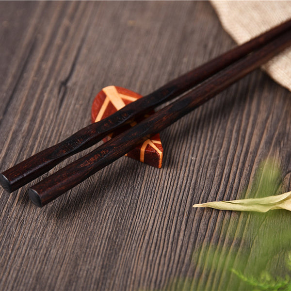 Juego de Palillos de Madera Maciza Premium