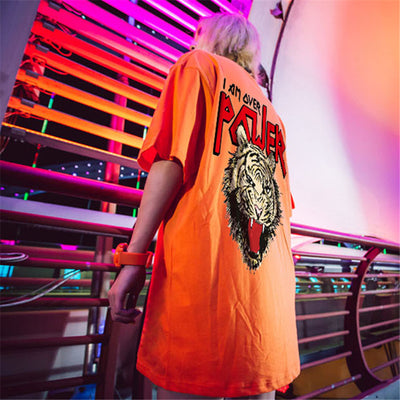 Playera Estampado Cabeza de Tigre Manga Corta - Image 12