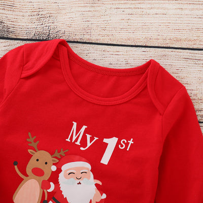 Pijama Enterizo Navideño de Manga Larga para Niños - Image 3