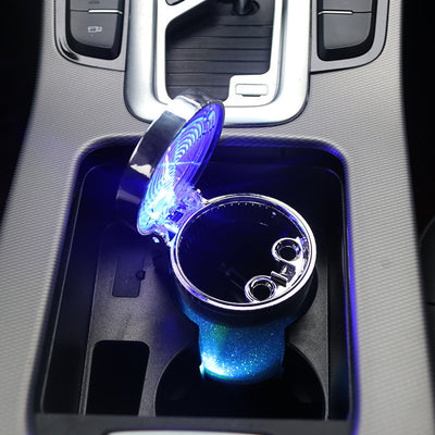 Cenicero Automotriz con Luz LED RGB y Contenedor Portátil - Image 3