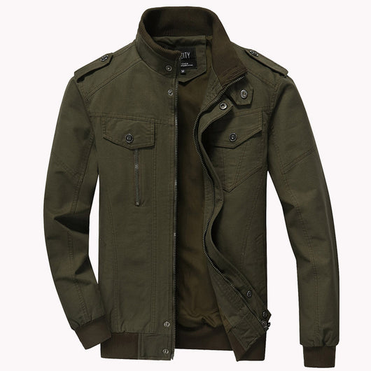 Chaqueta Bomber Táctica Militar Hombre - Estilo Piloto Air Force