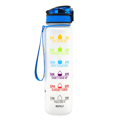 Botella de Agua Deportiva con Degradado Frosted - Vaso Reutilizable para Viajes - Image 5