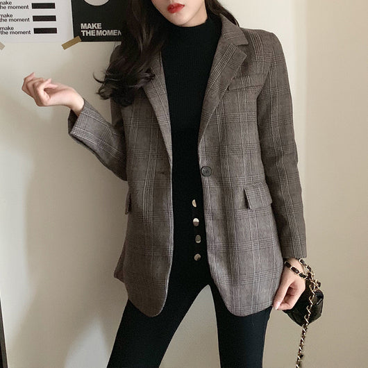 Blazer Retro Estilo Británico