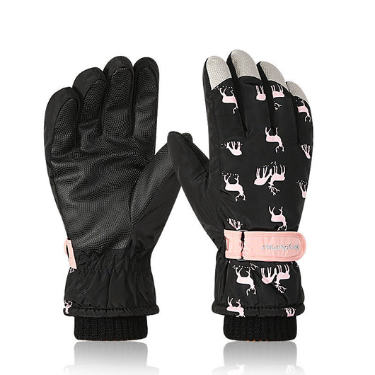 Guantes Térmicos Acolchados para Ciclismo con Relleno de Terciopelo y Algodón - Image 47