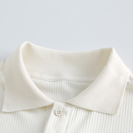 Polo Manga Corta con Bordado de Conejo para Hombre - Image 3