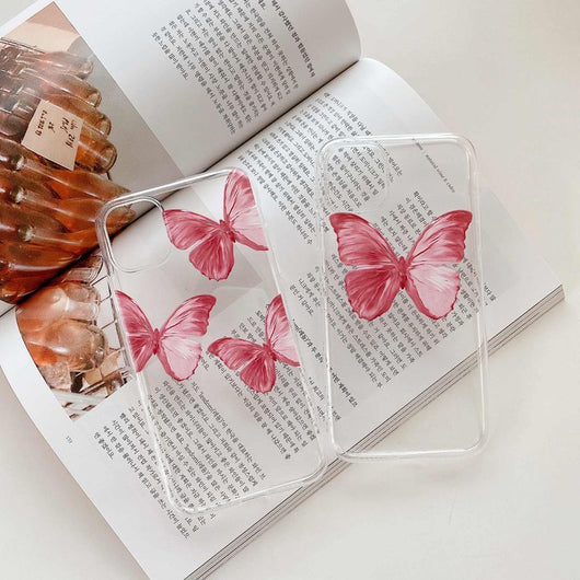 Funda protectora para celular con diseño de mariposa integral - Image 3
