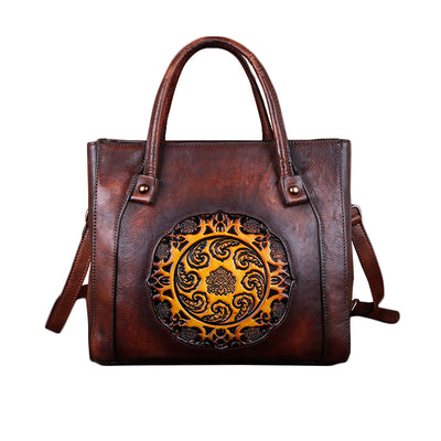 Bolso Bandolera Retro de Cuero Genuino - Diseño Vintage Portátil - Image 3