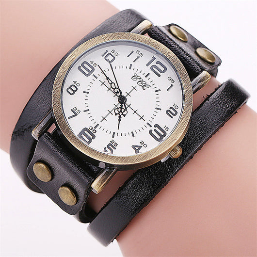 Reloj de Pulsera Vintage Cuero Genuino para Mujer - Diseño Clásico Antique - Image 5