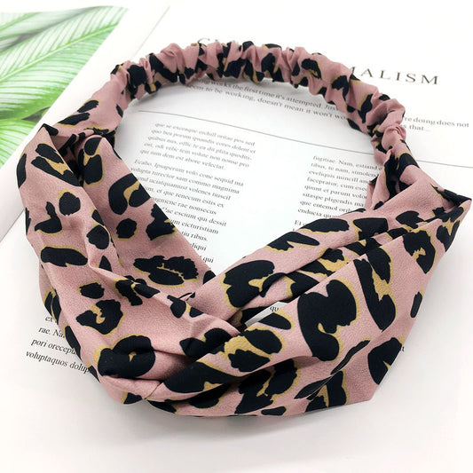 Diadema Estampado Leopardo Rosa - Image 2