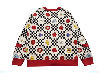 Cardigan Infantil Mosaico Floral Doble - Estilo Tierno y Moderno - Image 2