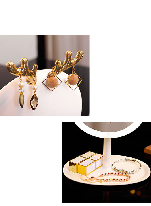 Espejo Inteligente LED Diseño Astas con Carga Inalámbrica - Image 4