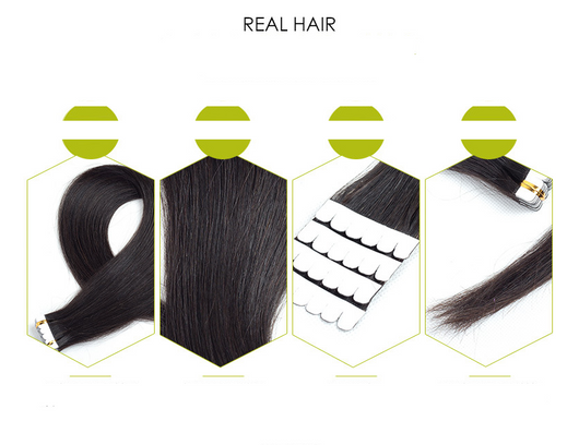 Peluca de Cabello Natural Integrado Invisible - Extensiones Seamless Premium - Image 4