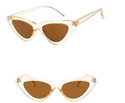 Retro cat-eye sunglasses with a tortoiseshell frame and dark lenses, ideal for a stylish, vintage look. - Image 14