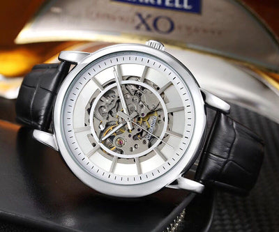 Reloj Deportivo Mecánico para Hombre con Correa de Cuero - Image 4