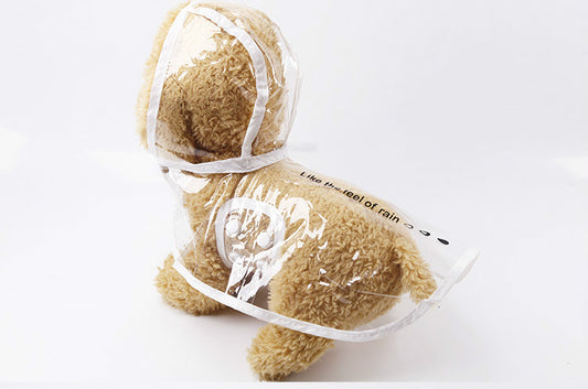 Impermeable Transparente para Mascotas