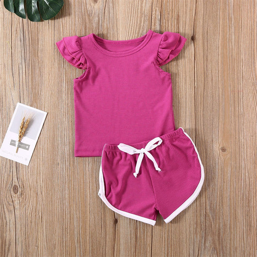 Conjunto Deportivo Dos Piezas: Playera y Shorts con Mangas Voladoras - Image 19