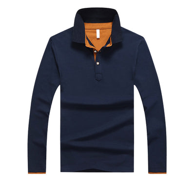 Polo Manga Larga Ejecutivo Talla Grande para Hombre - Image 10