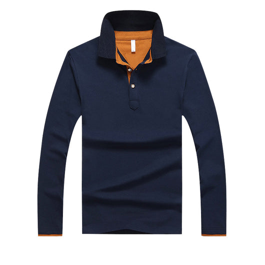 Polo Manga Larga Ejecutivo Talla Grande para Hombre - Image 10