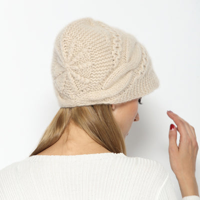 Gorro de Cashmere Tejido a Mano con Visera - Calidez Premium - Image 3