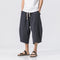 Pantalones Harem de Algodón Estilo Chino