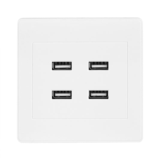 Panel de Tomacorriente con Carga USB Integrada