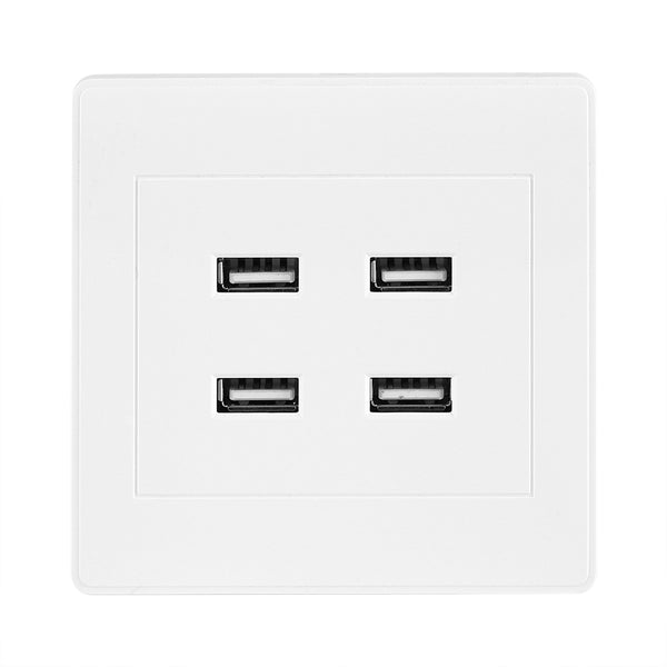 Panel de Tomacorriente con Carga USB Integrada