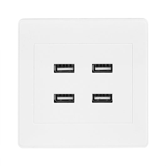 Panel de Tomacorriente con Carga USB Integrada