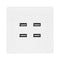 Panel de Tomacorriente con Carga USB Integrada