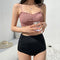 Bikini Retro Talle Alto con Corte Lateral