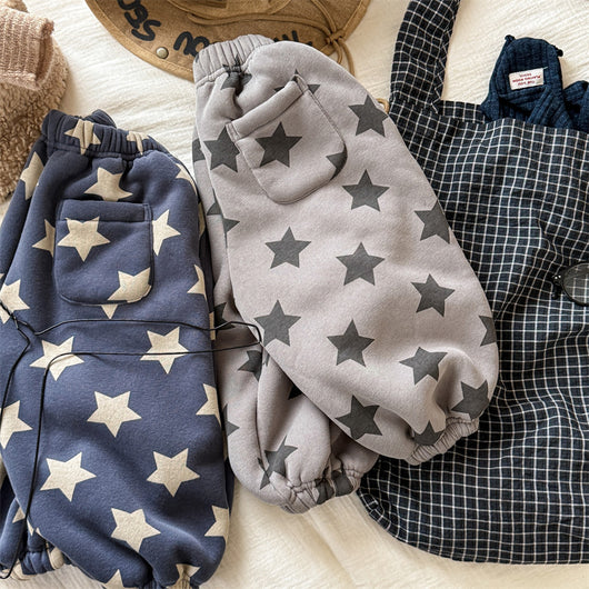 Pantalones Térmicos Estilo Coreano para Niñas - Otoño e Invierno