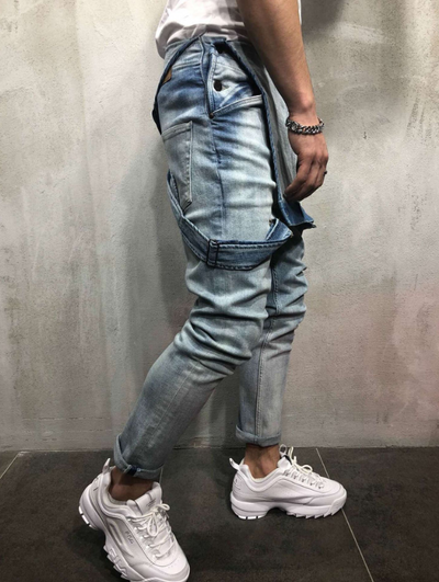 Enterizo Denim Sling con Rotos Desgarrados - Image 16