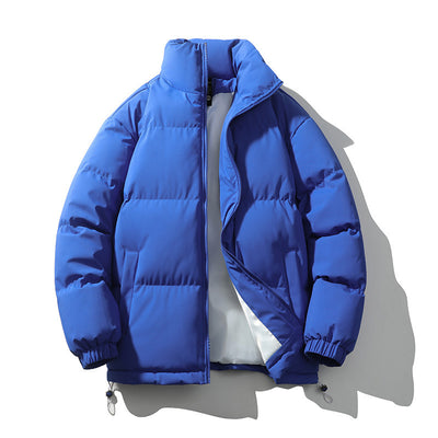 Chaqueta Acolchada de Plumas para Hombre con Cuello Alto - Image 7