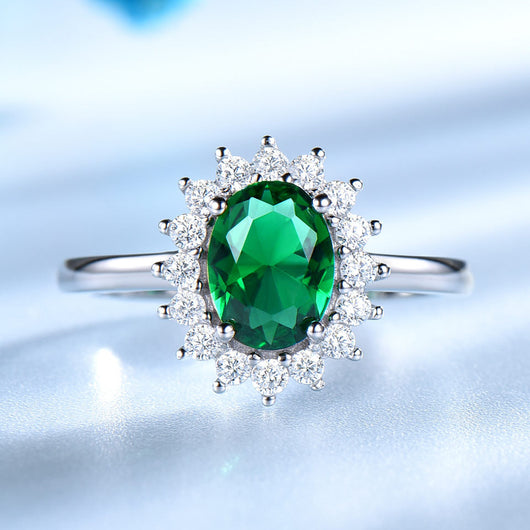 Anillo de Piedra Tricolor para Mujer - Image 9