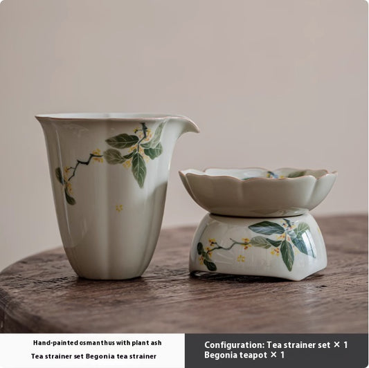 Colador de Té Cerámica Pintado a Mano - Accesorios Premium para Té de Osmanto - Image 2