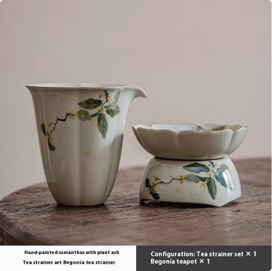 Colador de Té Cerámica Pintado a Mano - Accesorios Premium para Té de Osmanto - Image 2