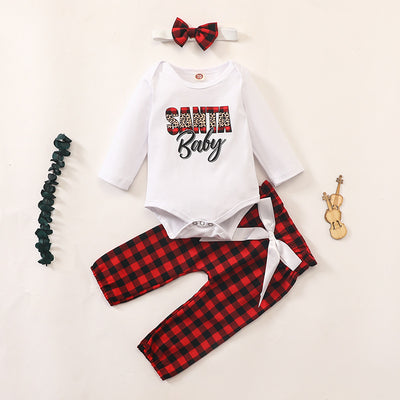 Conjunto Formal de 3 Piezas: Pantalón Cuadros con Corbatín - Image 30