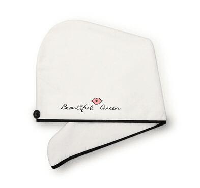 Gorro Secador de Felpa Coral con Bordado - Image 13