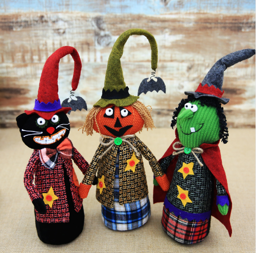 Muñeca Bruja de Calabaza para Halloween - Decoración Creativa