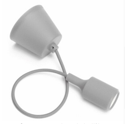 Portalámparas de Silicona Ajustable E27 E26 con Cordón Personalizável - Image 10