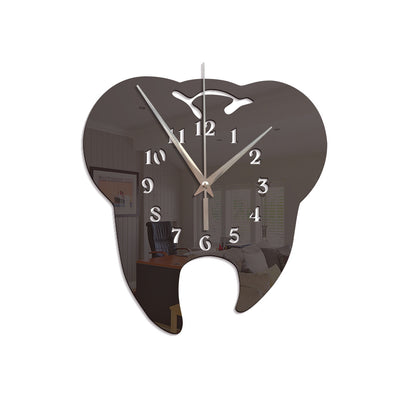 Reloj de Pared Diseño Molar Cuarzo Silencioso para Sala y Oficina - Image 3
