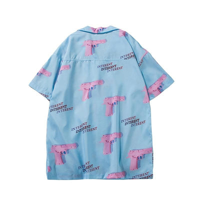 Camisa de Playa Estampada de Algodón para Hombre - Image 2