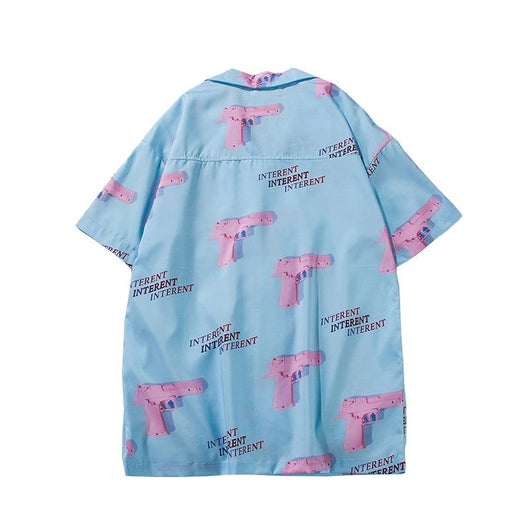 Camisa de Playa Estampada de Algodón para Hombre - Image 2