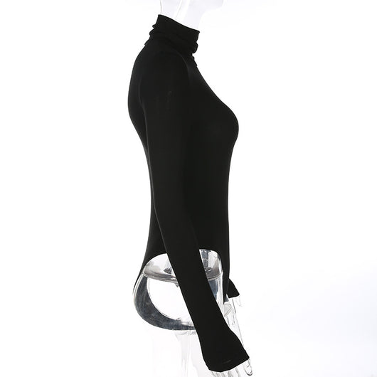 Jumpsuit Ajustado Cuello Alto Elegante - Image 12